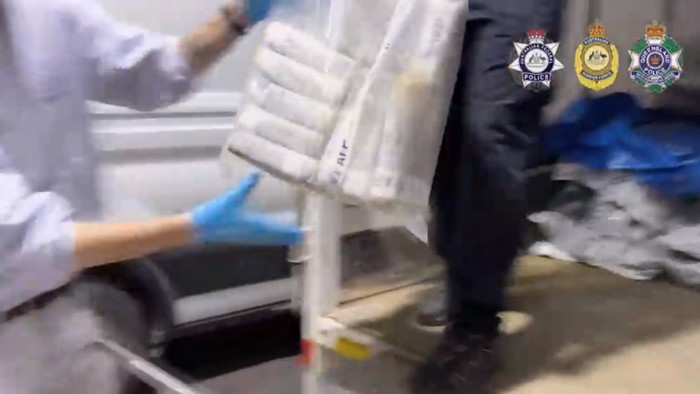Pecahkan Rekor, Polisi Australia Sita 2,7 Ton Kokain di Sydney