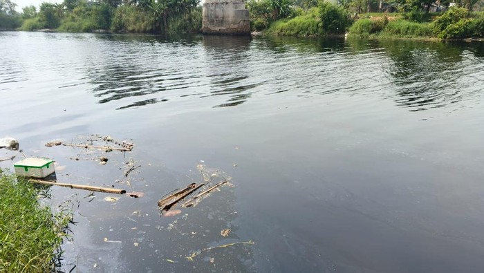Sungai Ciujung Serang Berwarna Hitam Diduga Tercemar, Anggota DPRD Desak Investigasi
