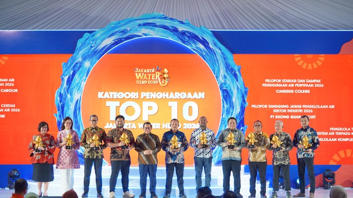 PAM JAYA Gelar Jakarta Water Hero 2026, Apresiasi untuk Para Agen Perubahan Air Bersih Ibu Kota