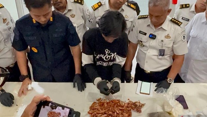 Petugas Gagalkan Penyelundupan 12 Paket Sabu dalam Oseng-oseng Cumi di Lapas Narkotika Jakarta