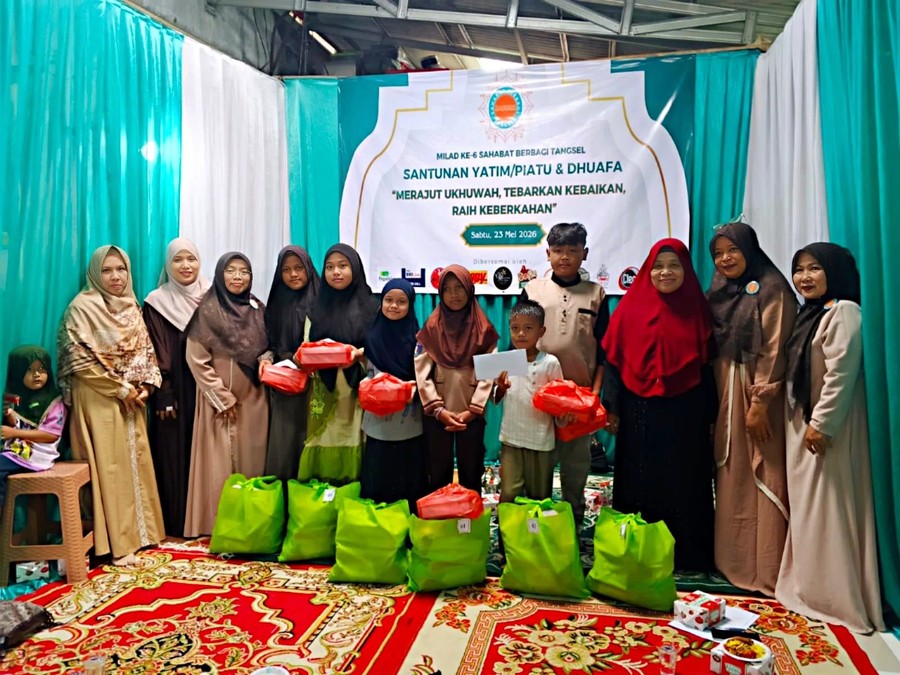 Pegadaian Gaet Sahabat Berbagi Tangsel Gelar Santunan Anak Yatim & Dhuafa