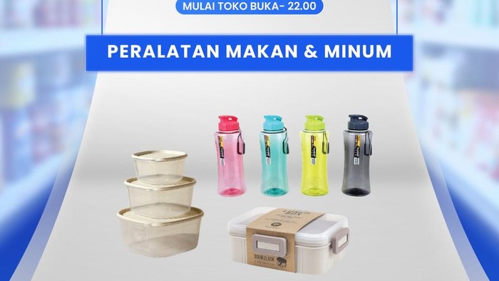 Alat Makan & Minum Diskon Gede-gedean di Transmart Full Day Sale