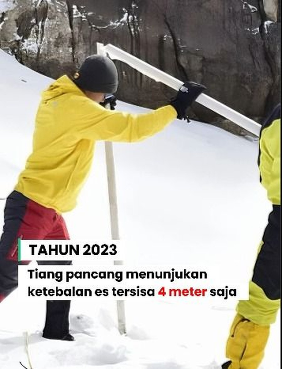 Tak Ada yang Abadi, Gletser di Puncak Jaya Diprediksi Habis Total Akhir 2026