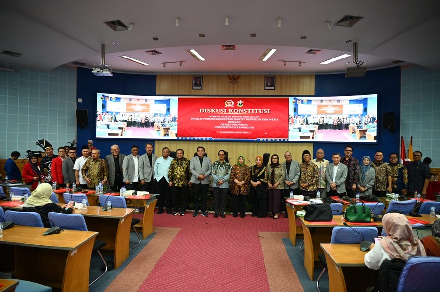 MPR Himpun Masukan Guru Besar Unhas untuk Kaji Ulang Konstitusi