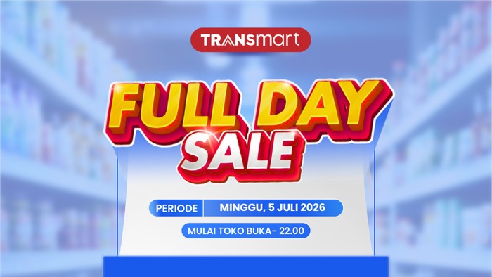 Besok Merapat ke Transmart Full Day Sale! Pesta Diskon Besar-besaran 50% + 20%