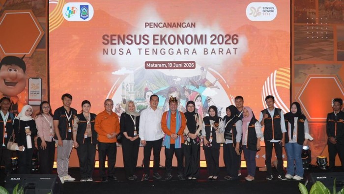 Wakil Kepala BPS RI Canangkan SE2026 di NTB, Usung Semangat Kolaborasi