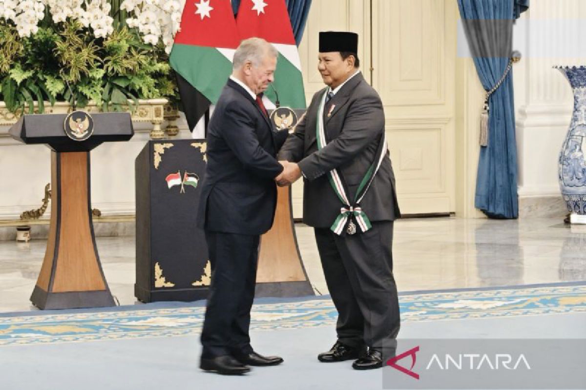 Raja Abdullah II Tiba, Prabowo Kenang Hubungan Bersejarah Dua Negara
