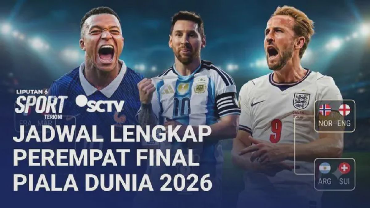 Jadwal Perempat Final Piala Dunia 2026 Resmi Diumumkan