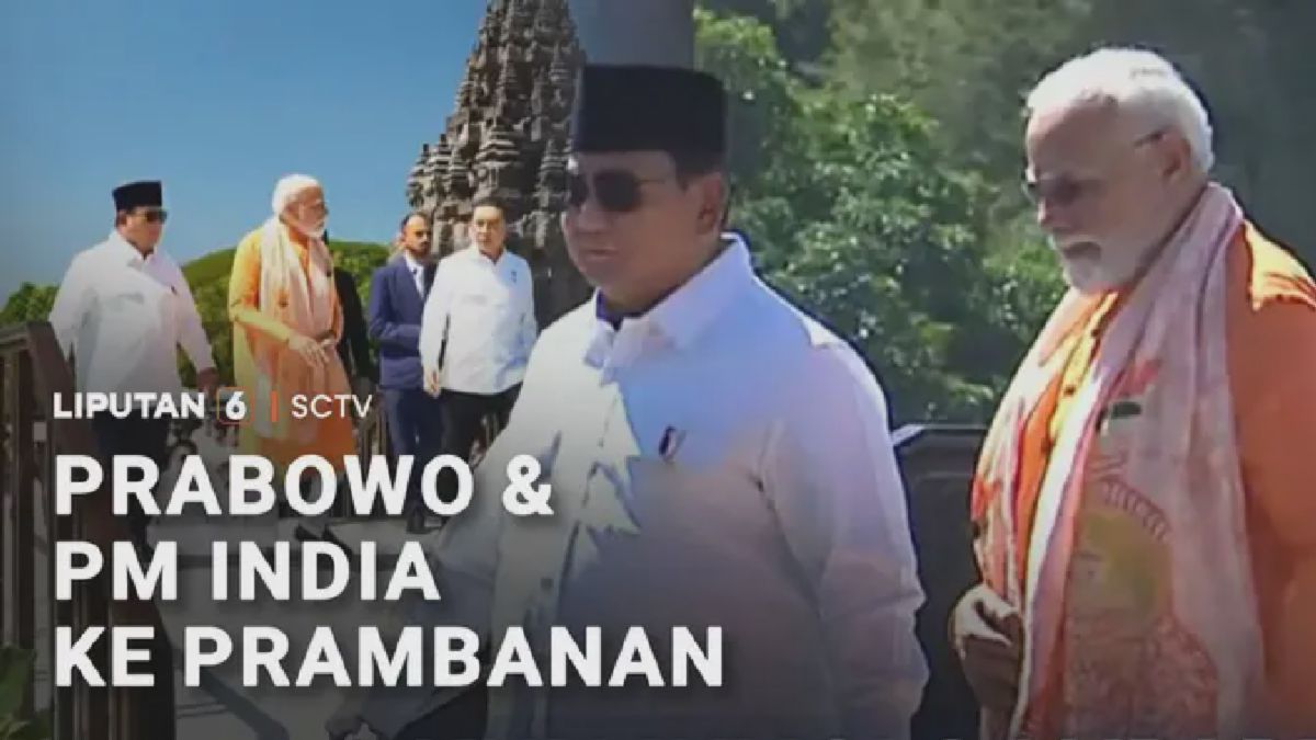 Presiden Prabowo dan PM Modi Resmikan Konservasi Candi Prambanan