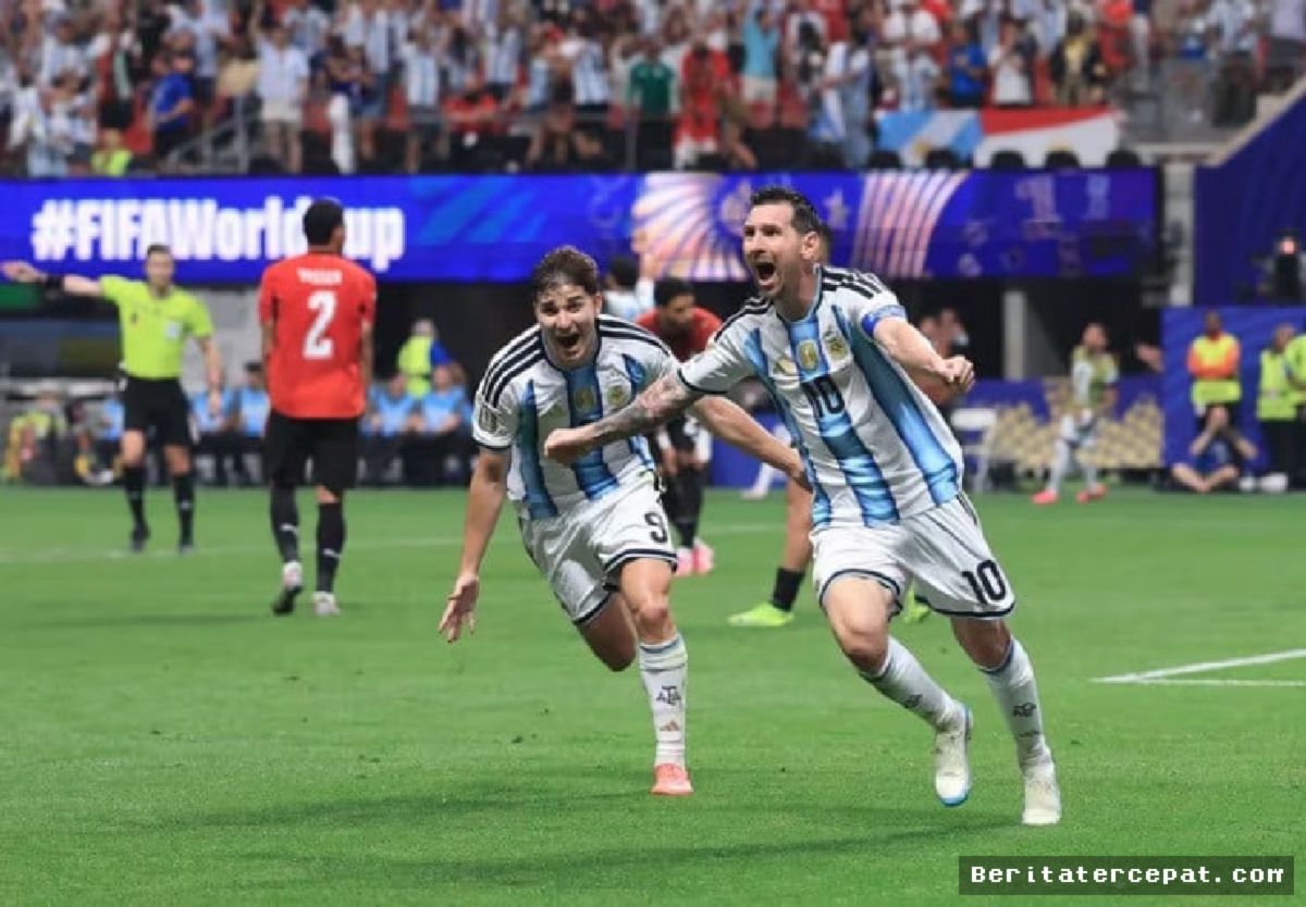 Atlanta — Argentina Comeback Dramatis, Singkirkan Mesir 3-2