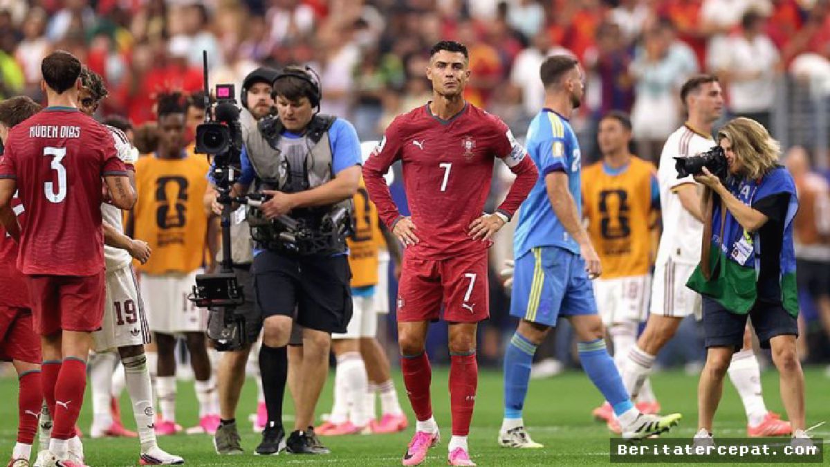 Ronaldo Menangis Usai Portugal Disingkirkan Spanyol di 16 Besar