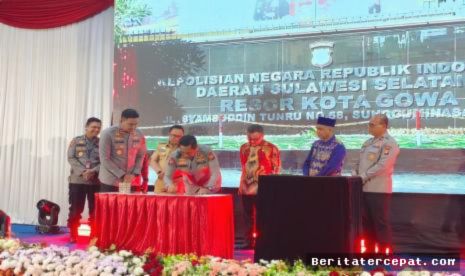 Polres Gowa Resmi Naik Status Jadi Polresta Tipe C, Kapolda Sulsel Pimpin Upacara Peresmian