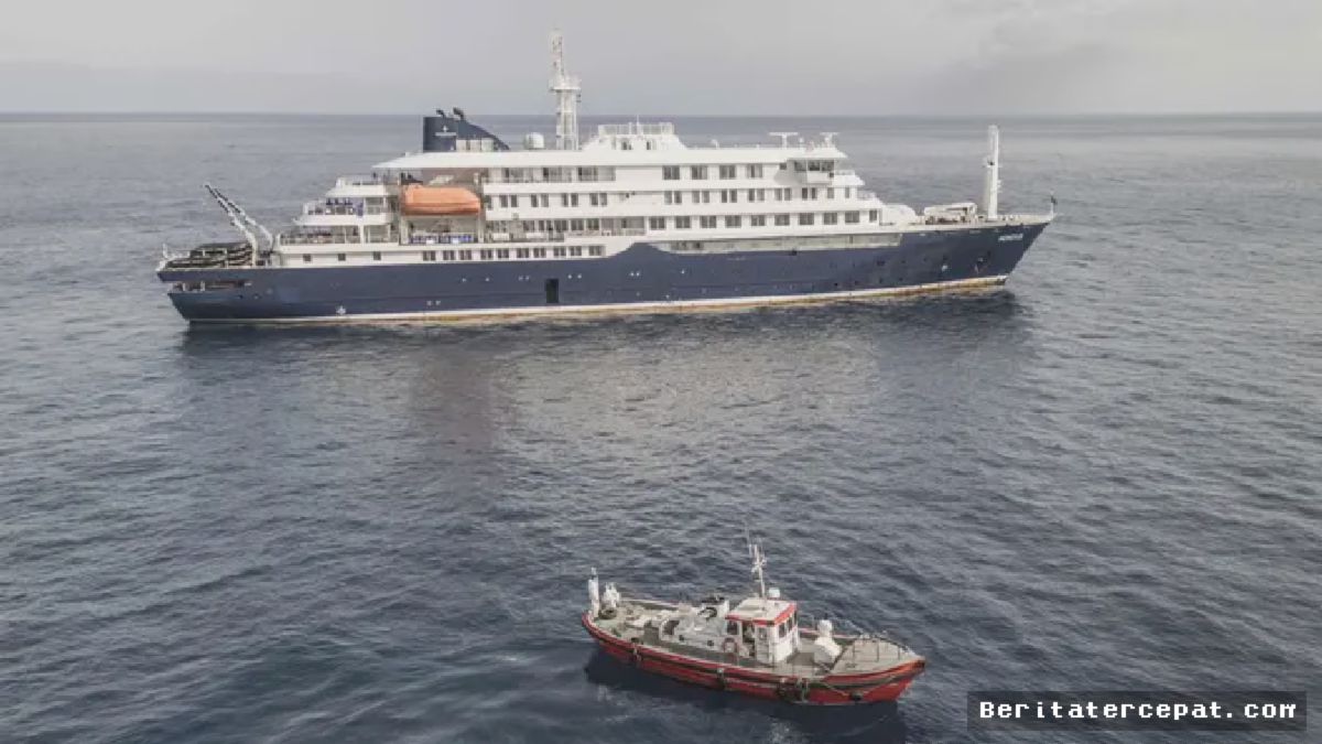 PRAIA, TANJUNG VERDE — Kapal pesiar ekspedisi mewah MV Hondius kini berubah