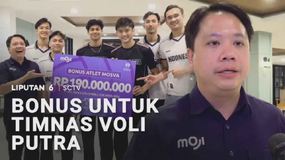 Timnas Voli Putra Terima Bonus Rp190 Juta dari MOSVA