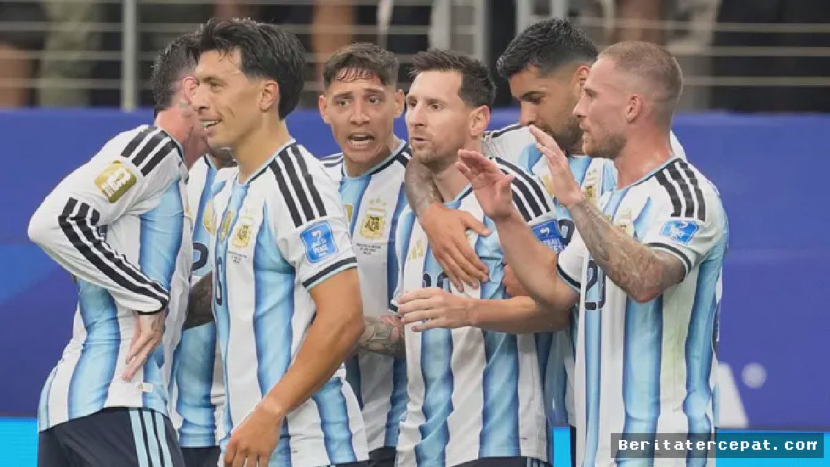 ARLINGTON — Messi Cetak Gol, Argentina Taklukkan Austria di Grup J