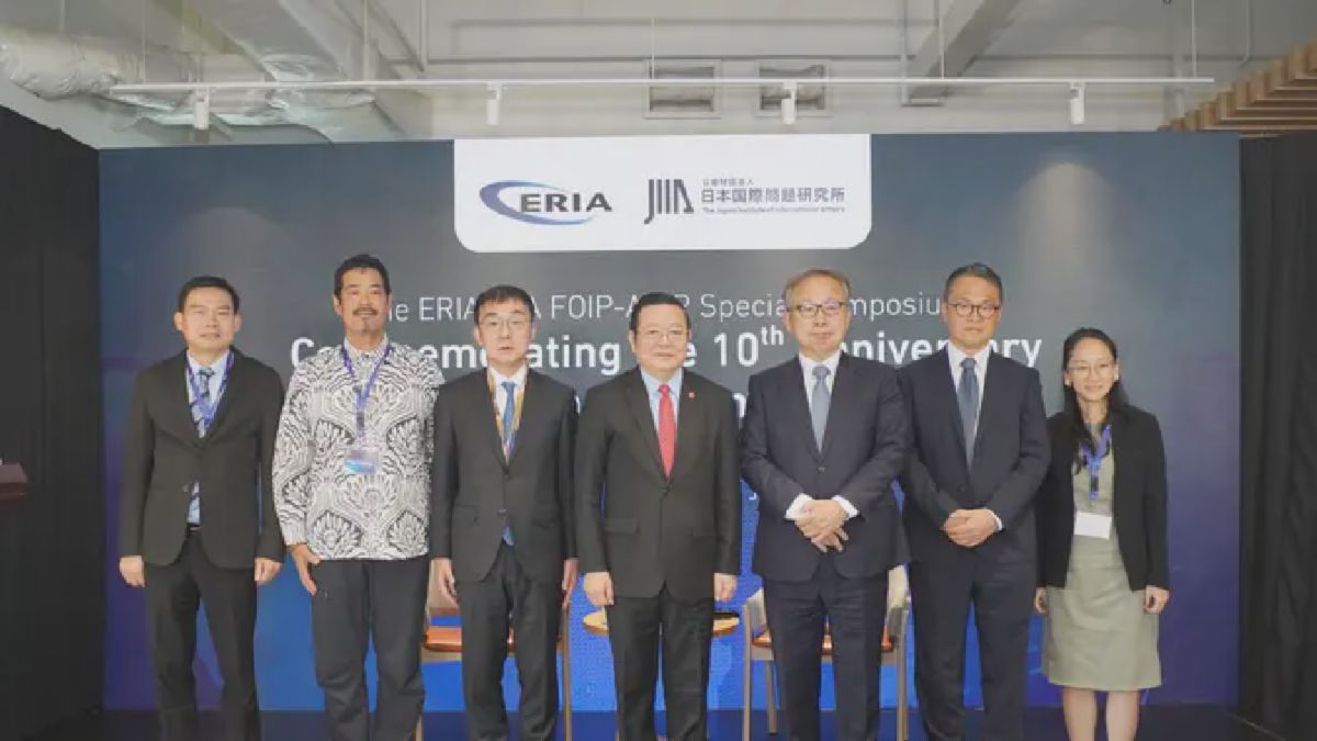 ERIA Luncurkan Seri Kuliah Perkuat Perspektif ASEAN di Indo-Pasifik