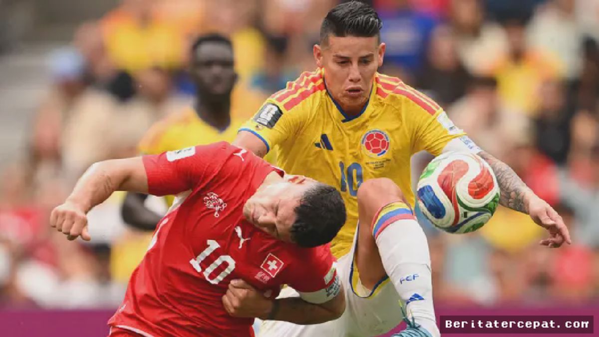 BC Place — Swiss Lolos ke Perempat Final, Kalahkan Kolombia 2-1