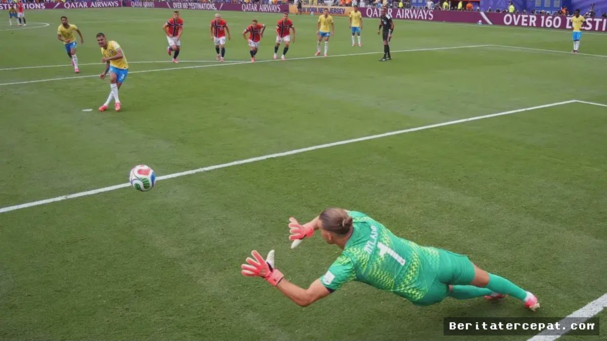 Oslo — Orjan Nyland Bongkar Kunci Redam Brasil, Tantangan Inggris Menanti