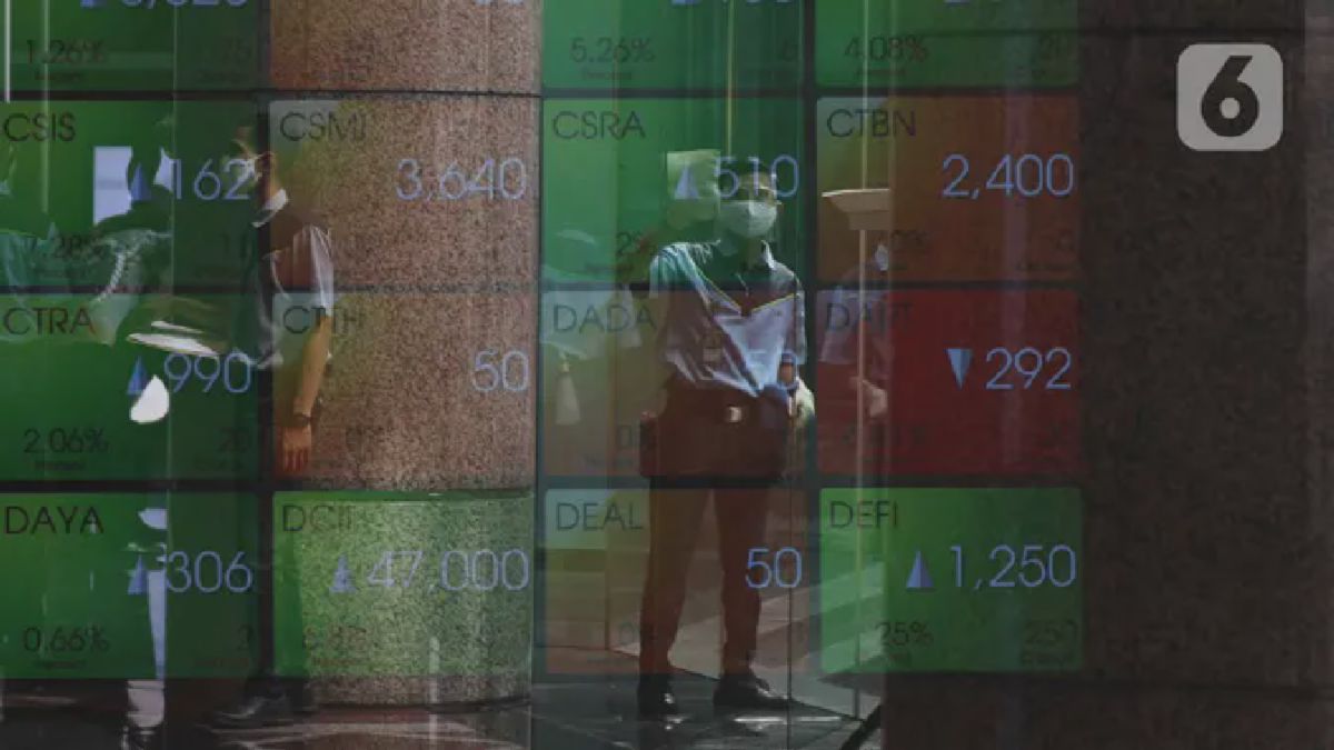 Pembukaan Awal Tahun 2022, IHSG Menguat 7 Poin ke Level 6.588
