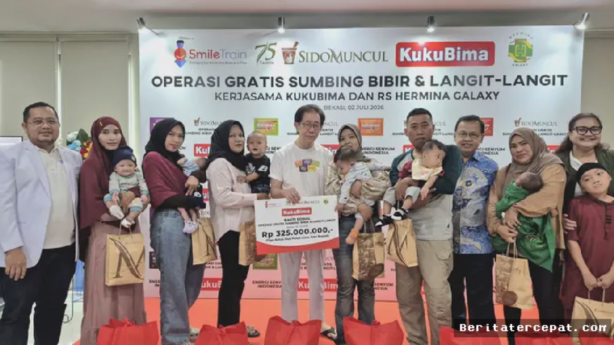 BEKASI — Sido Muncul bersama Smile Train Indonesia langsung tancap gas menggelar