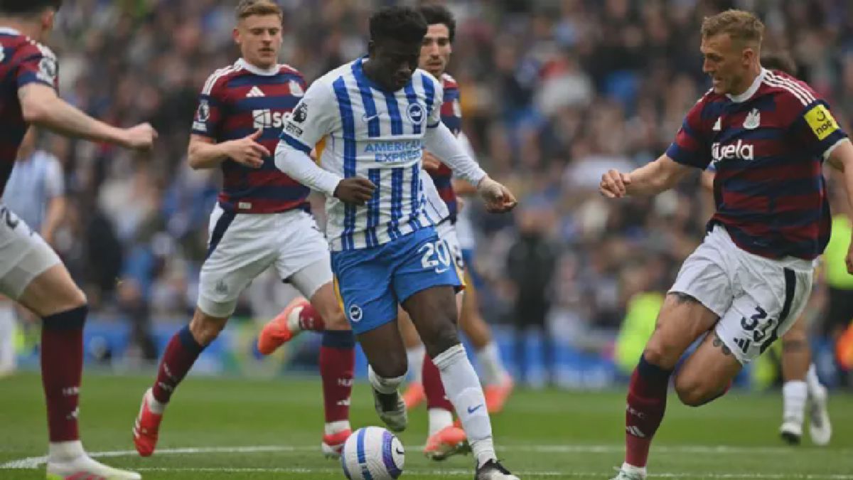 Carlos Baleba Jadi Motor Brighton Hadang Agresivitas Newcastle di Premier League
