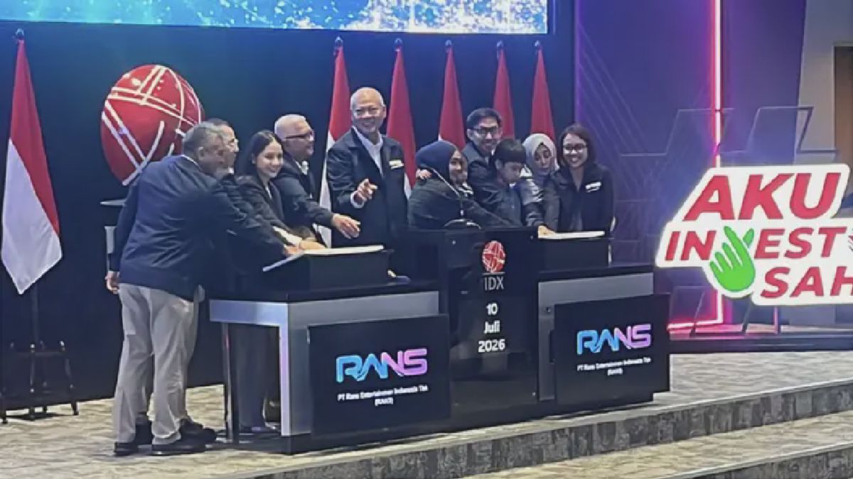 PT RANS Entertainment Resmi Melantai, Saham Perdana di BEI