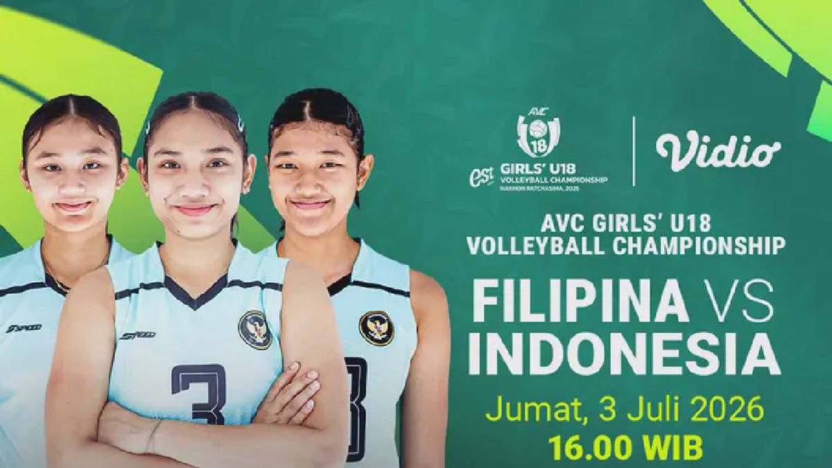 Filipina vs Indonesia Tersaji di AVC Girls’ U18 Championship