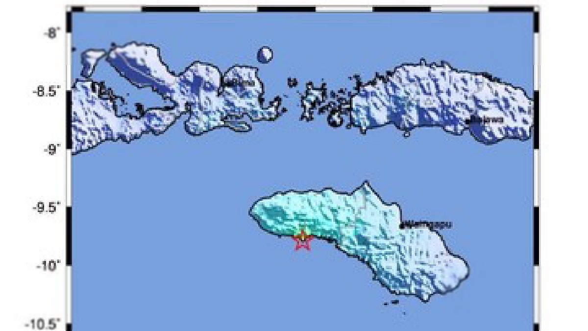 Gempa M 5 Guncang Wanokaka NTT, Getaran Terasa Hingga IV MMI