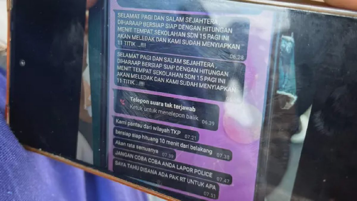 Ancaman Bom WhatsApp Guncang MPLS SDN di Jagakarsa