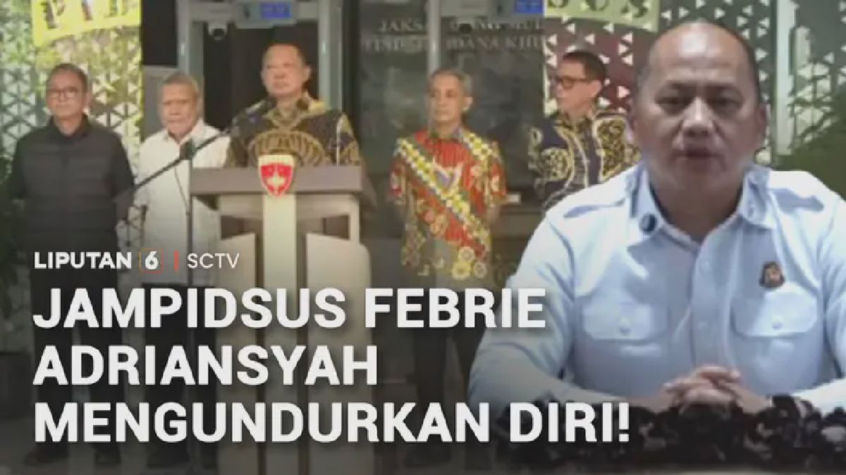 Febrie Adriansyah Mundur dari Jampidsus, Jaksa Agung Terima Pengunduran Diri