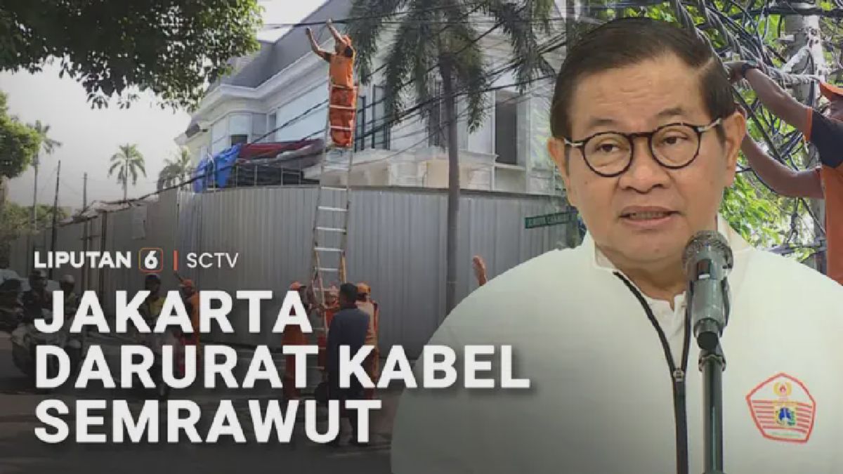 Pemprov Jakarta Perkuat Perda demi Akhiri Darurat Kabel Semrawut