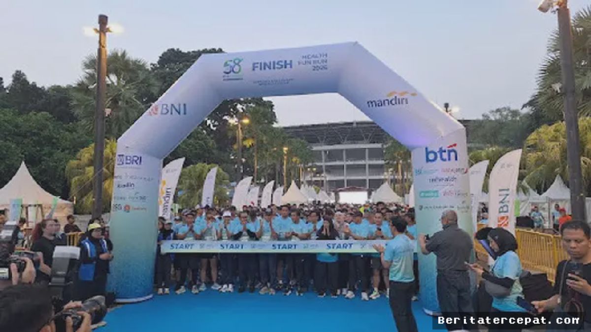 GBK — BPJS Kesehatan Gelar Fun Run, Ribuan Muda Diajak Hidup Sehat