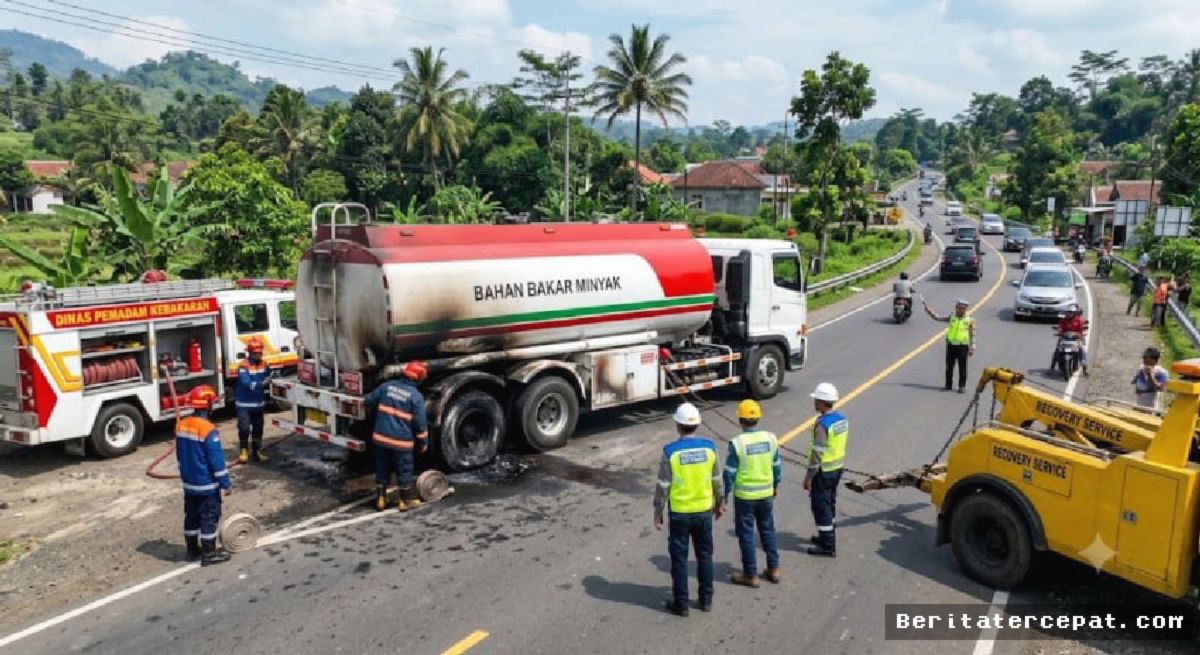 Cianjur — Pertamina Evaluasi Insiden Mobil Tangki, Pasokan BBM Dipastikan Aman