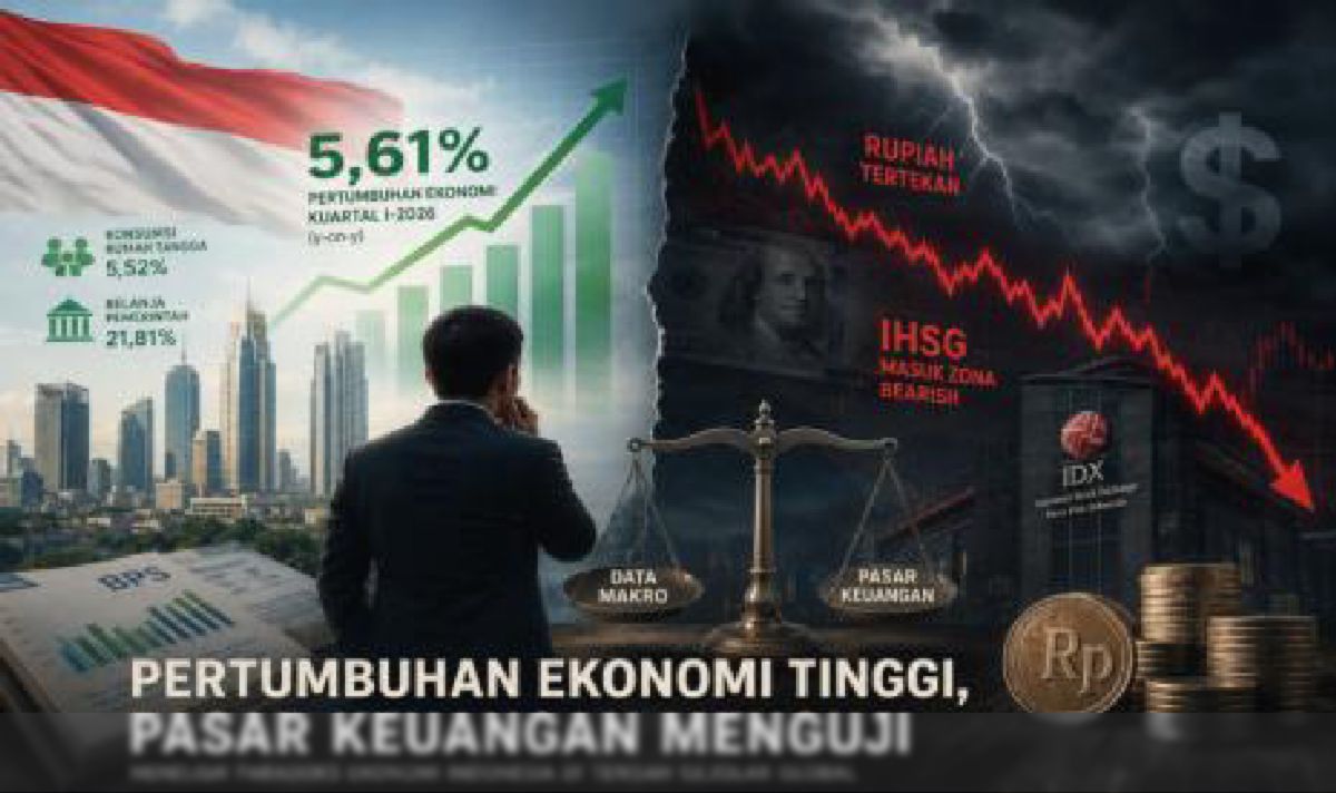 Angka Makro Indonesia Cantik namun Pasar Keuangan dan Desa Bergejolak